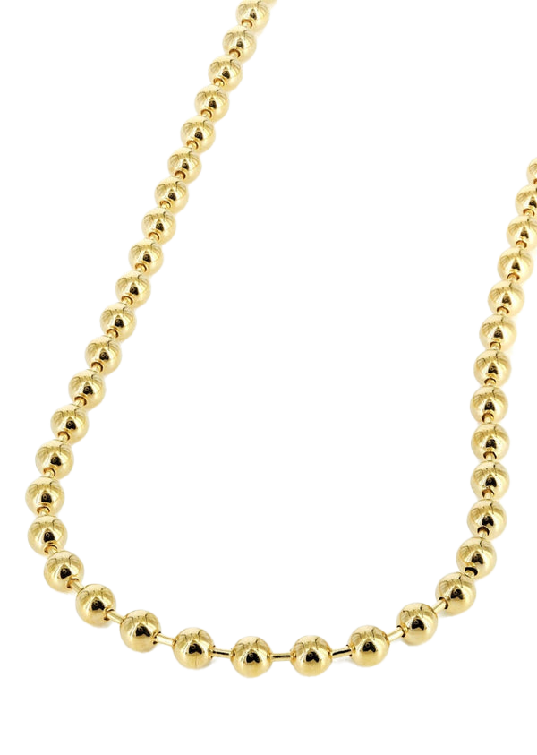 Dog Tag Chain | Yellow Gold