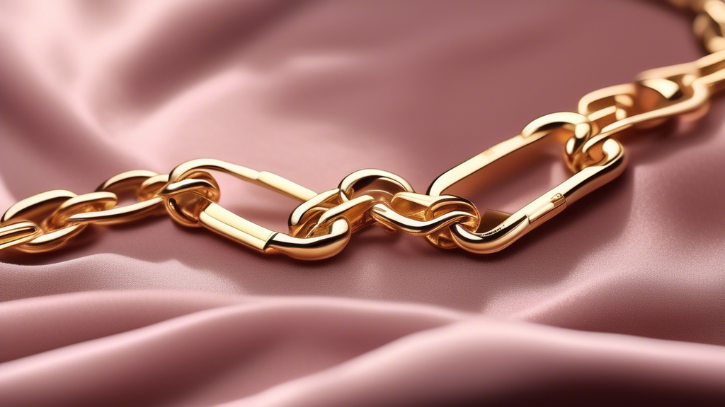 Create an image of an elegant Figaro chain bracelet for women, beautifully displayed on a soft velvet cloth. The bracelet should have a classic and sophisticated design, with finely crafted, interlock