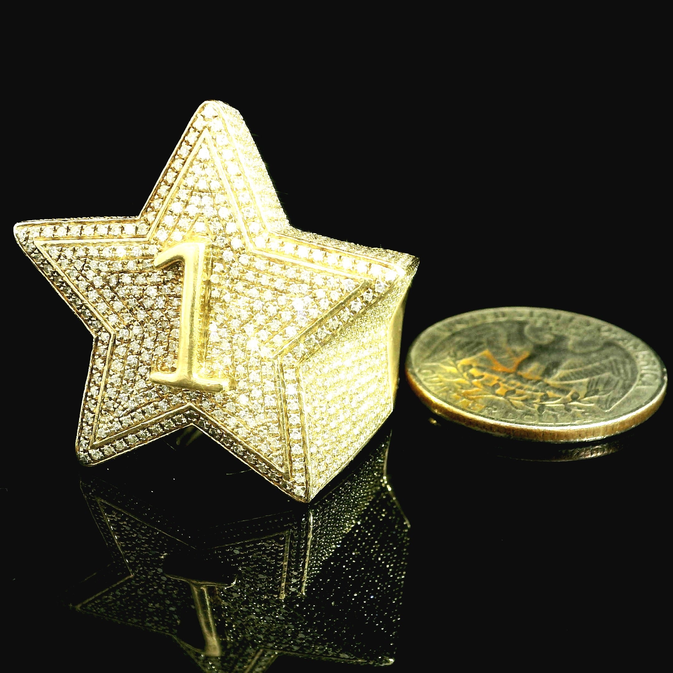 Number 1 Star Ring