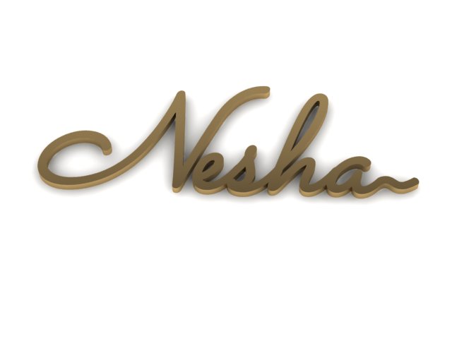 Personalized Gold Name with a Rolo Chain by 4HisGlory