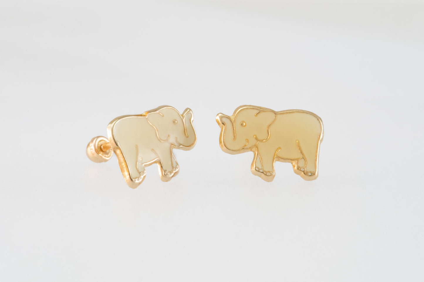 14K Gold Animal Earrings