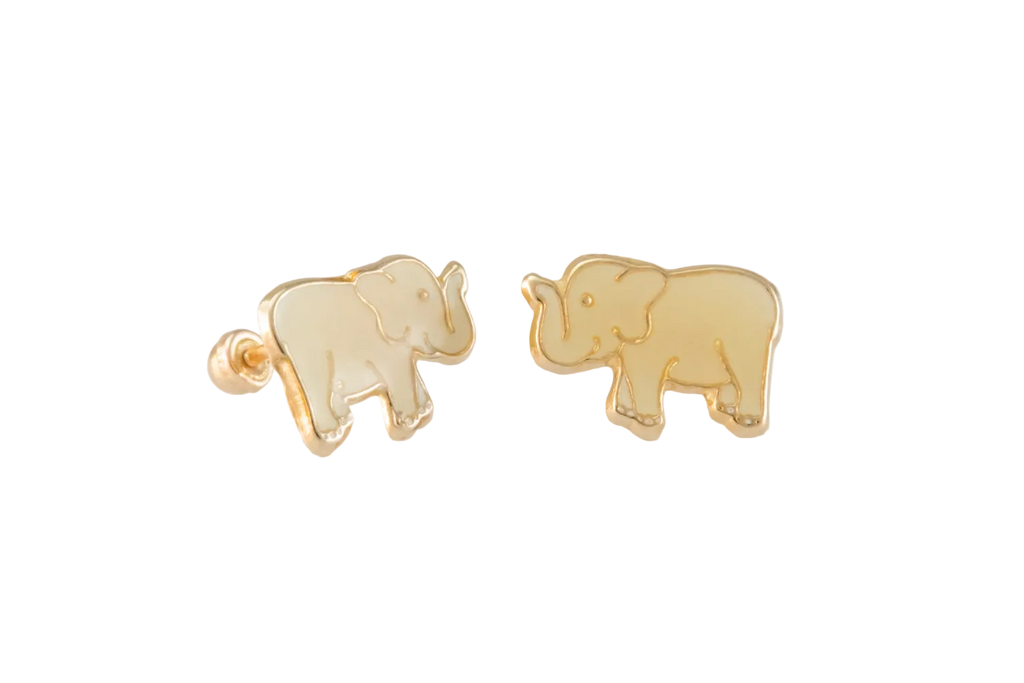 14K Gold Animal Earrings
