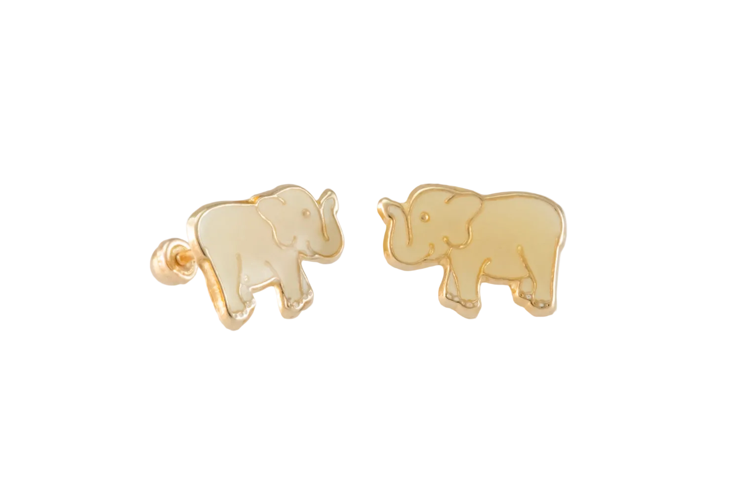 14K Gold Animal Earrings