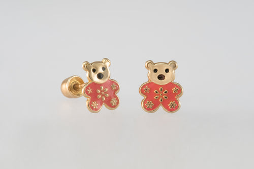 14K Gold Animal Earrings