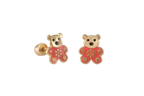 14K Gold Animal Earrings
