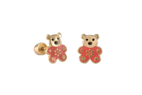 14K Gold Animal Earrings