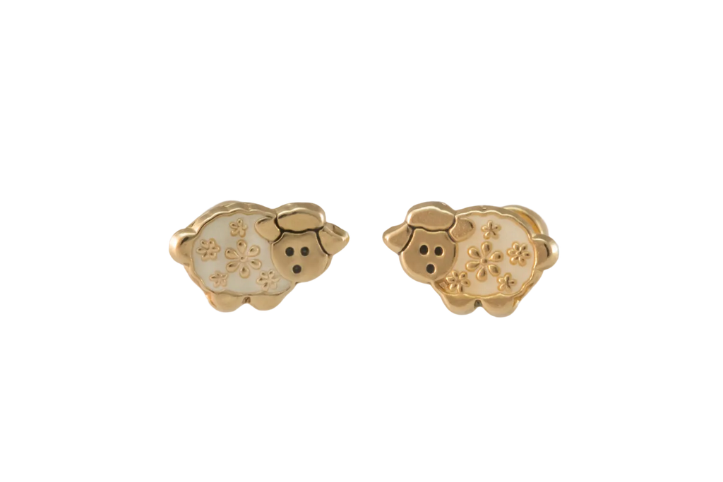 14K Gold Animal Earrings