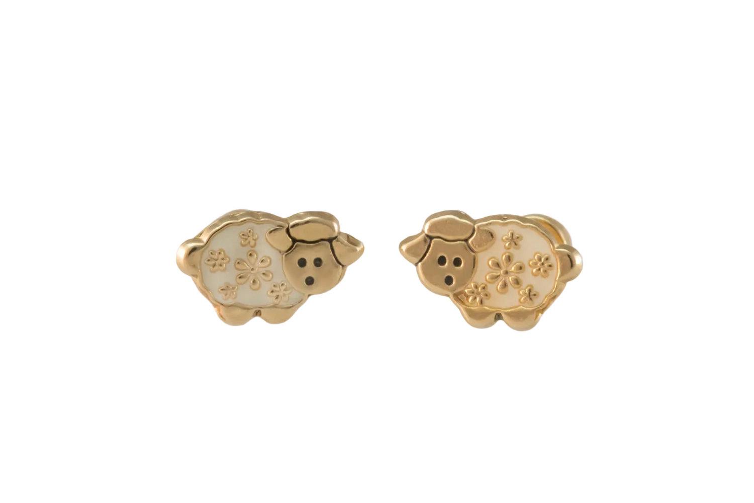 14K Gold Animal Earrings