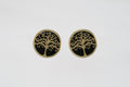 14K Gold Life Tree Earrings
