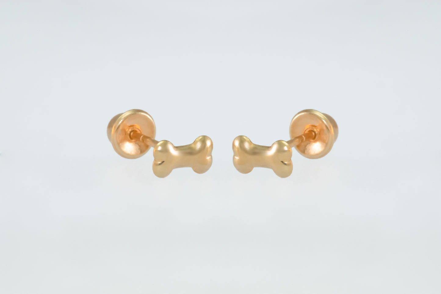 14K Gold Dog Treat Earrings