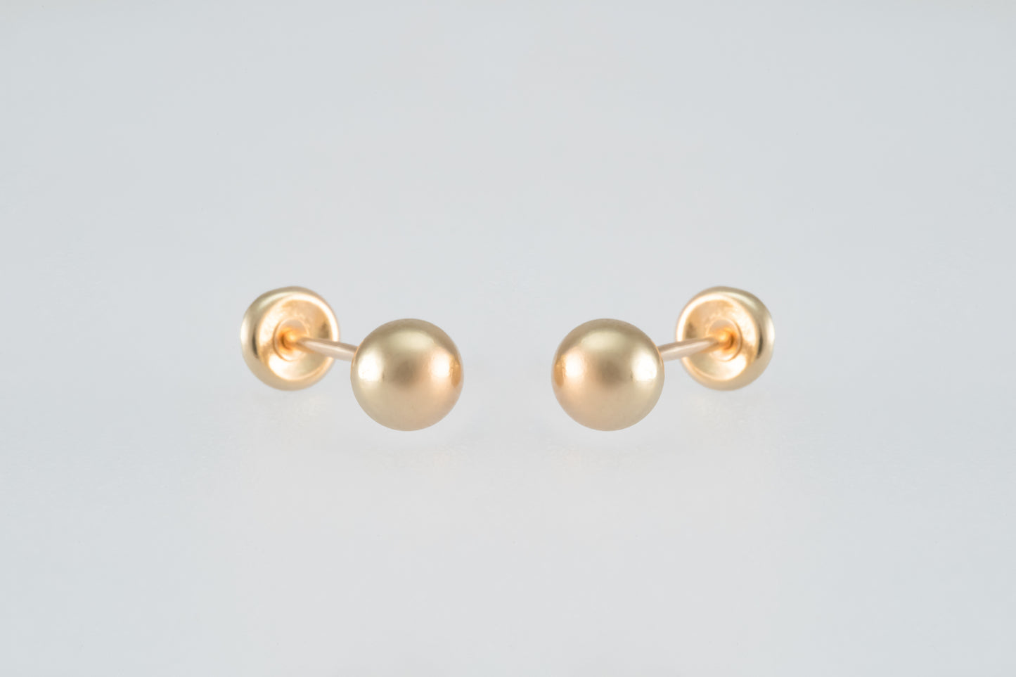 BALL 4 MM 10K Earrings