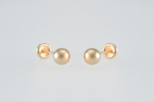 BALL 4 MM 10K Earrings