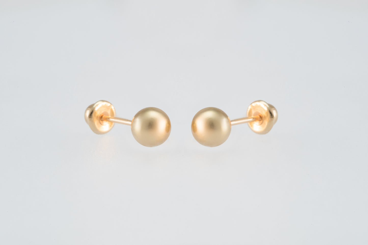 14K Gold 4.5mm Ball Earrings