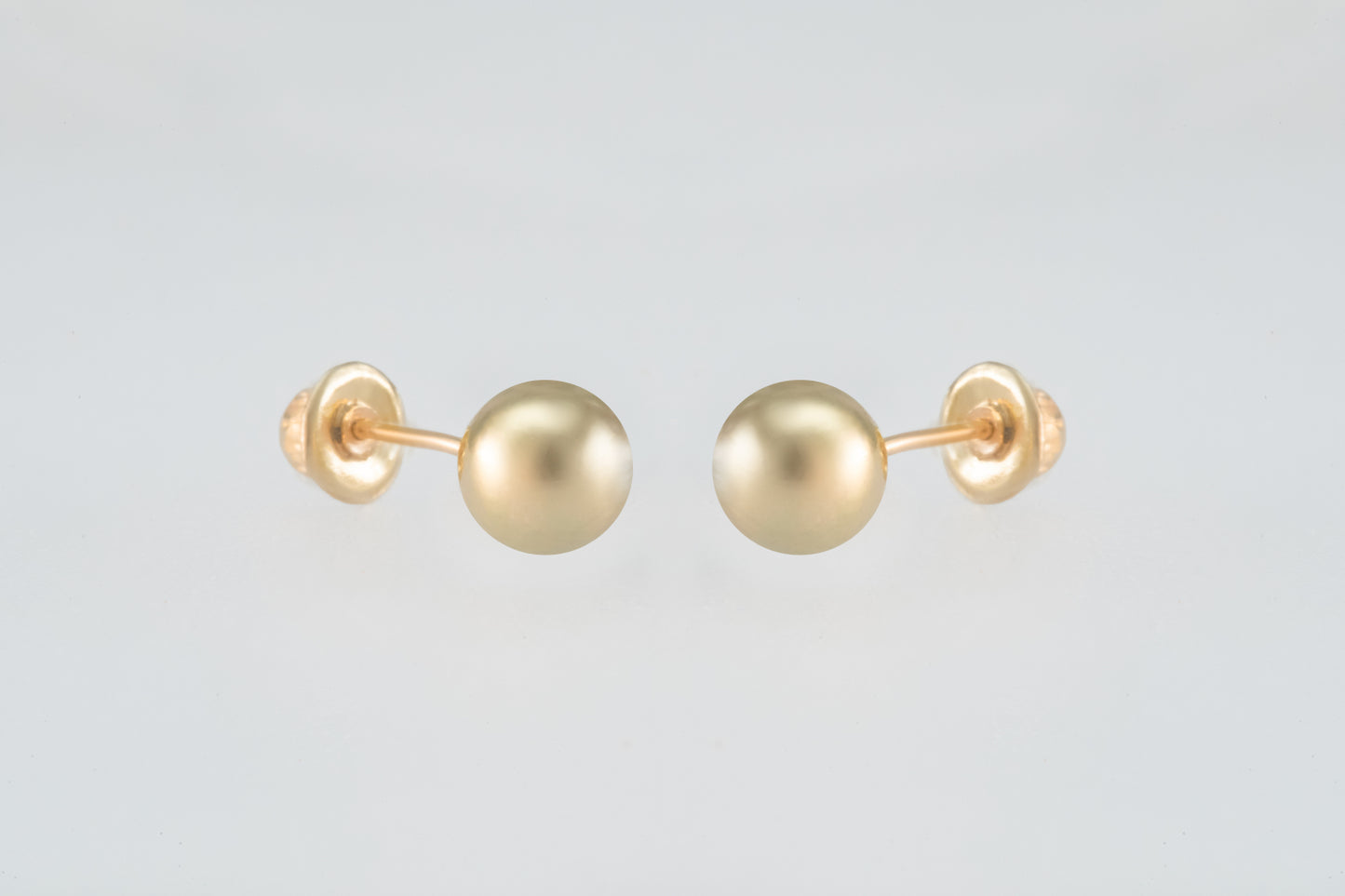 14K Gold 5mm Ball Earrings