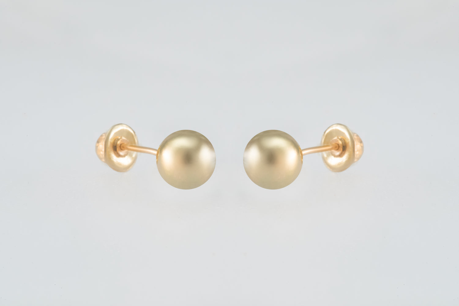 14K Gold 5mm Ball Earrings