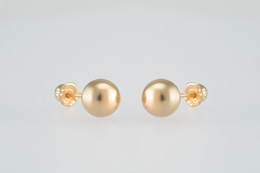 14K Gold 5.5mm Ball Earrings