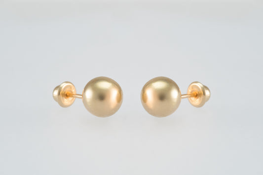 14K Gold 6mm Ball Earrings