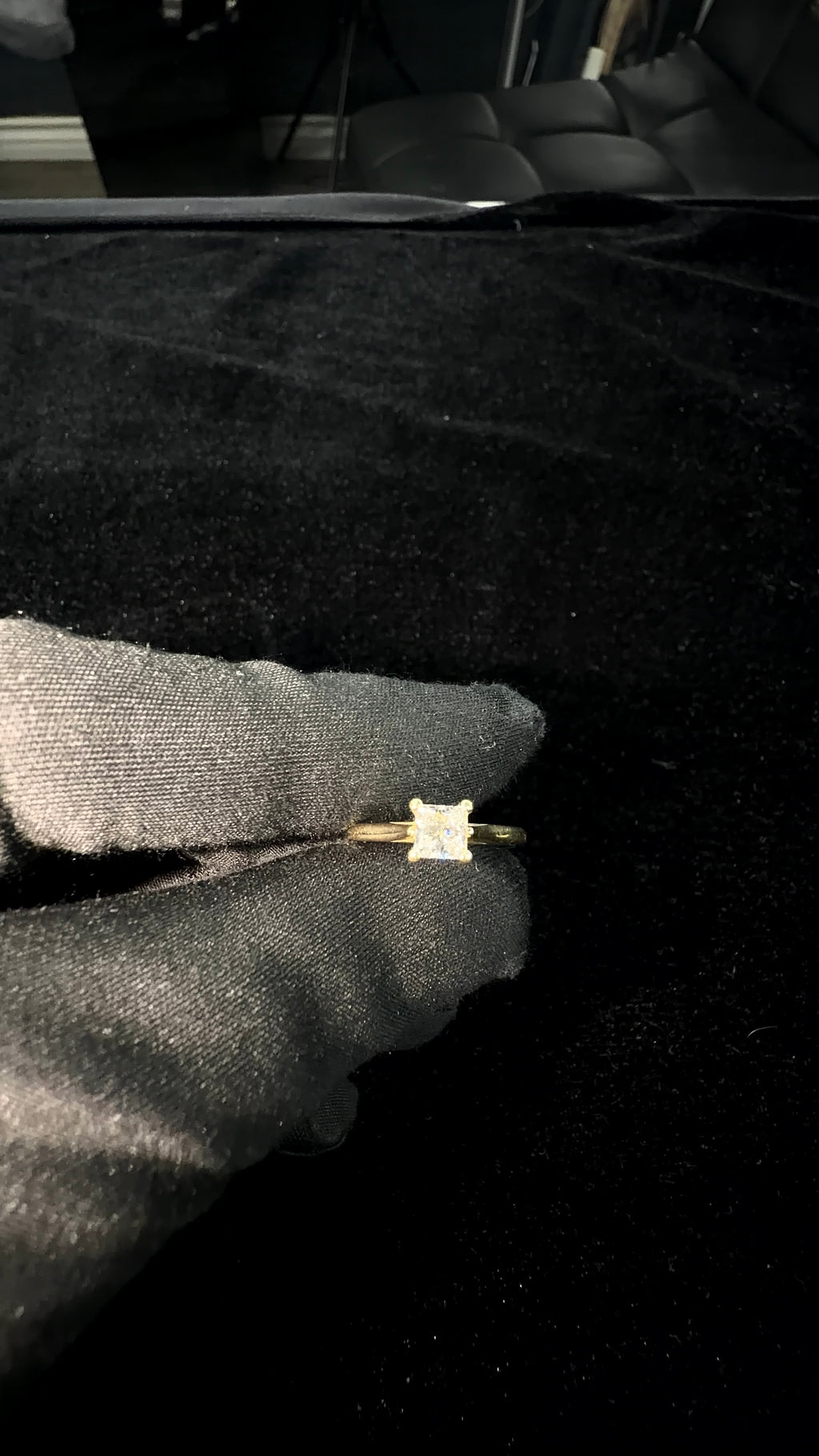 Princess cut Diamond ring