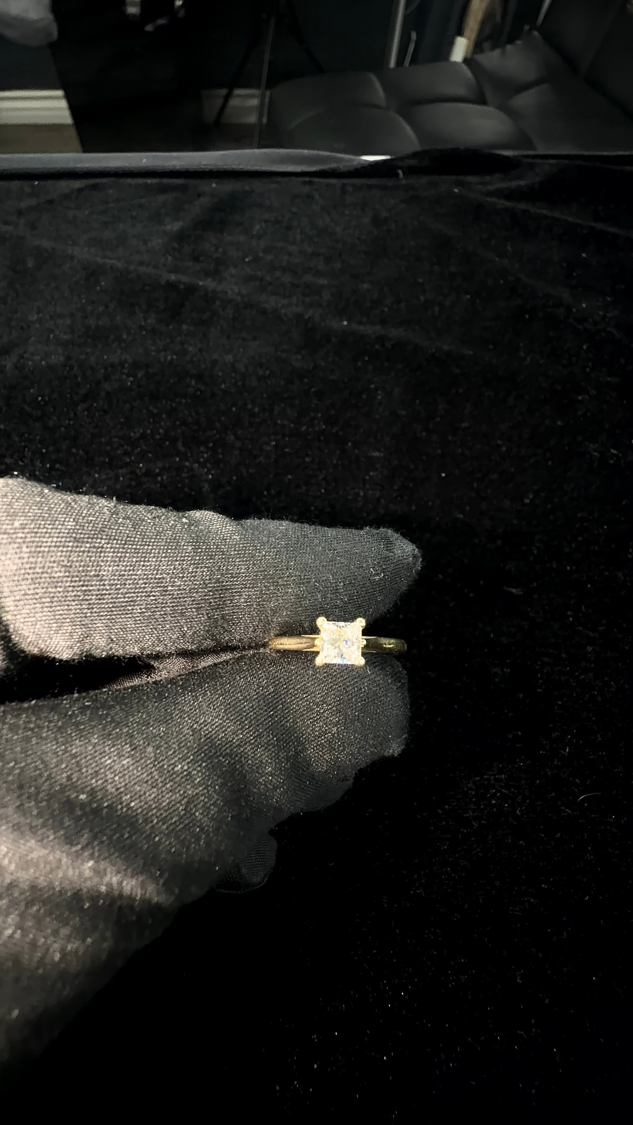 Princess cut Diamond ring