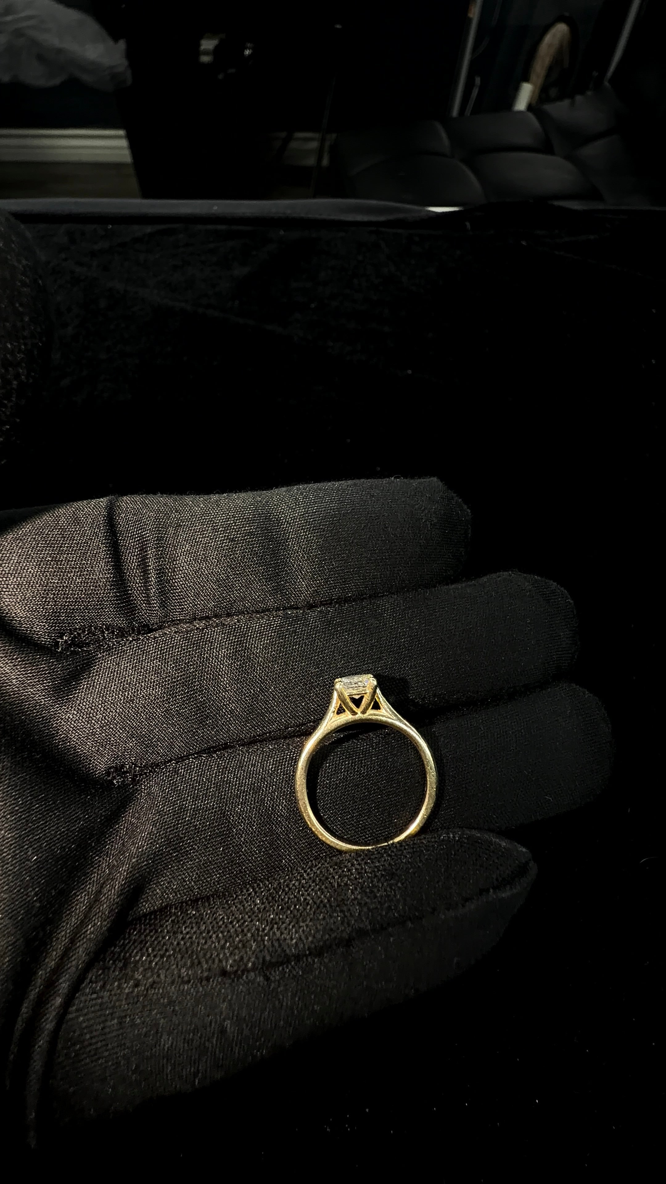 Princess cut Diamond ring
