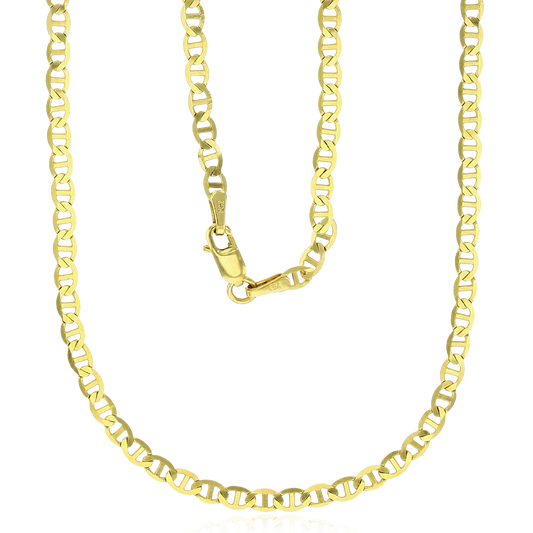 Mariner Concave Chain | Yellow Gold