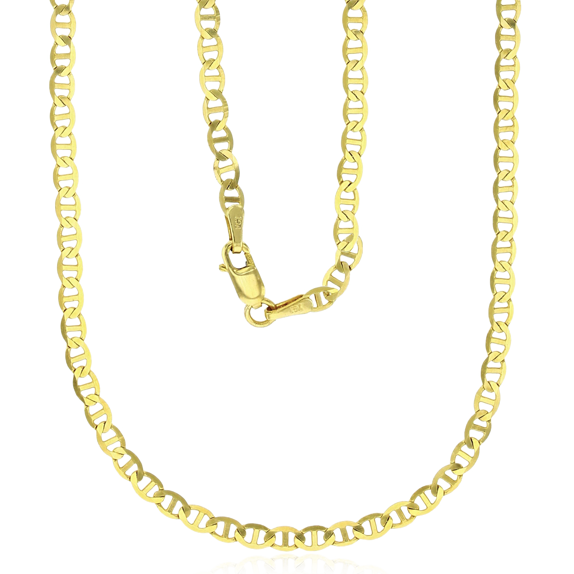 Mariner Concave Chain | Yellow Gold