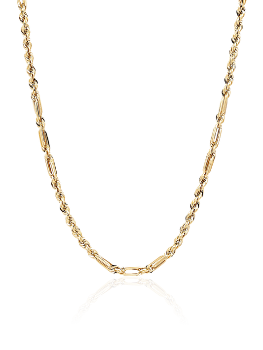 14K Solid Milano Chain | Yellow Gold