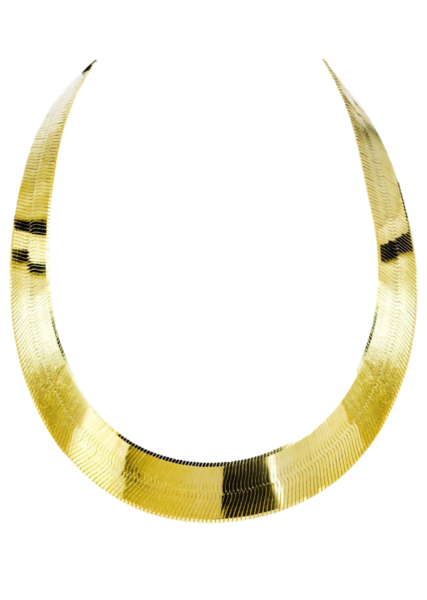 Herringbone Chain,100% Real Gold Chain