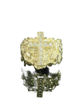 Cross Nugget Ring