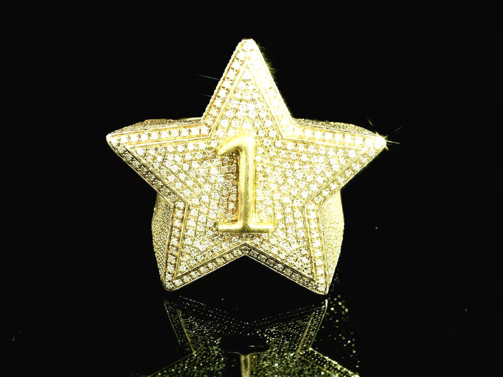 Number 1 Star Ring
