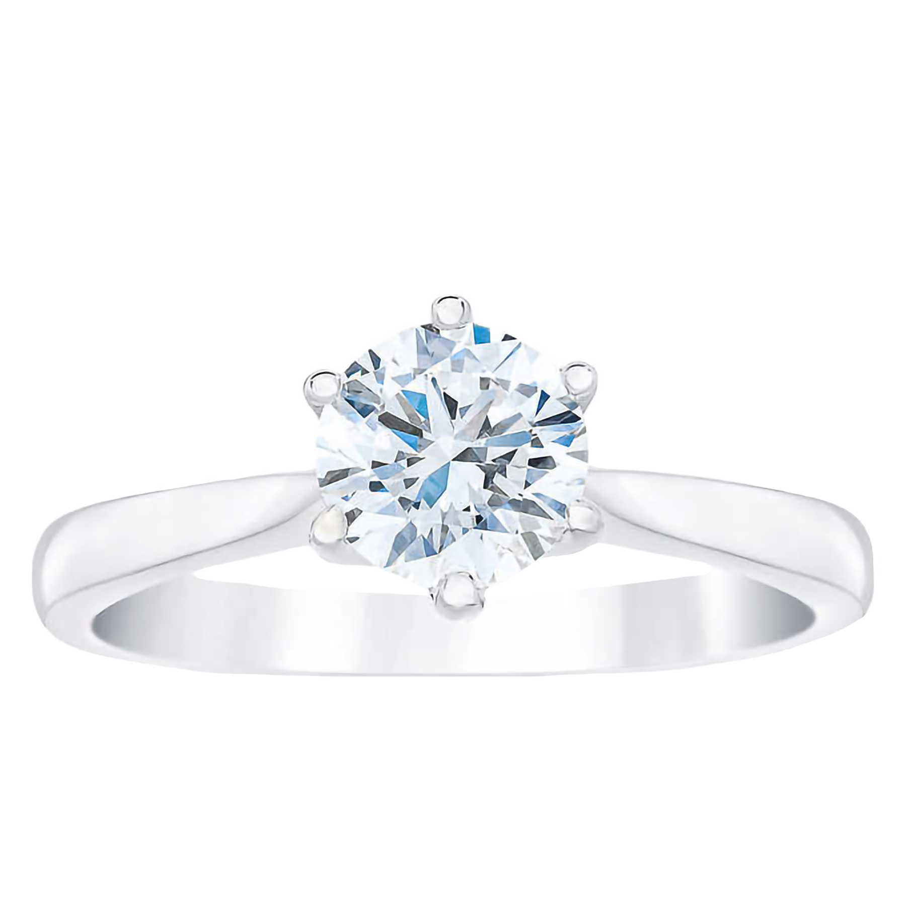 Round Brilliant 1.00 ct VS2 Clarity, I Color Diamond Solitaire Ring