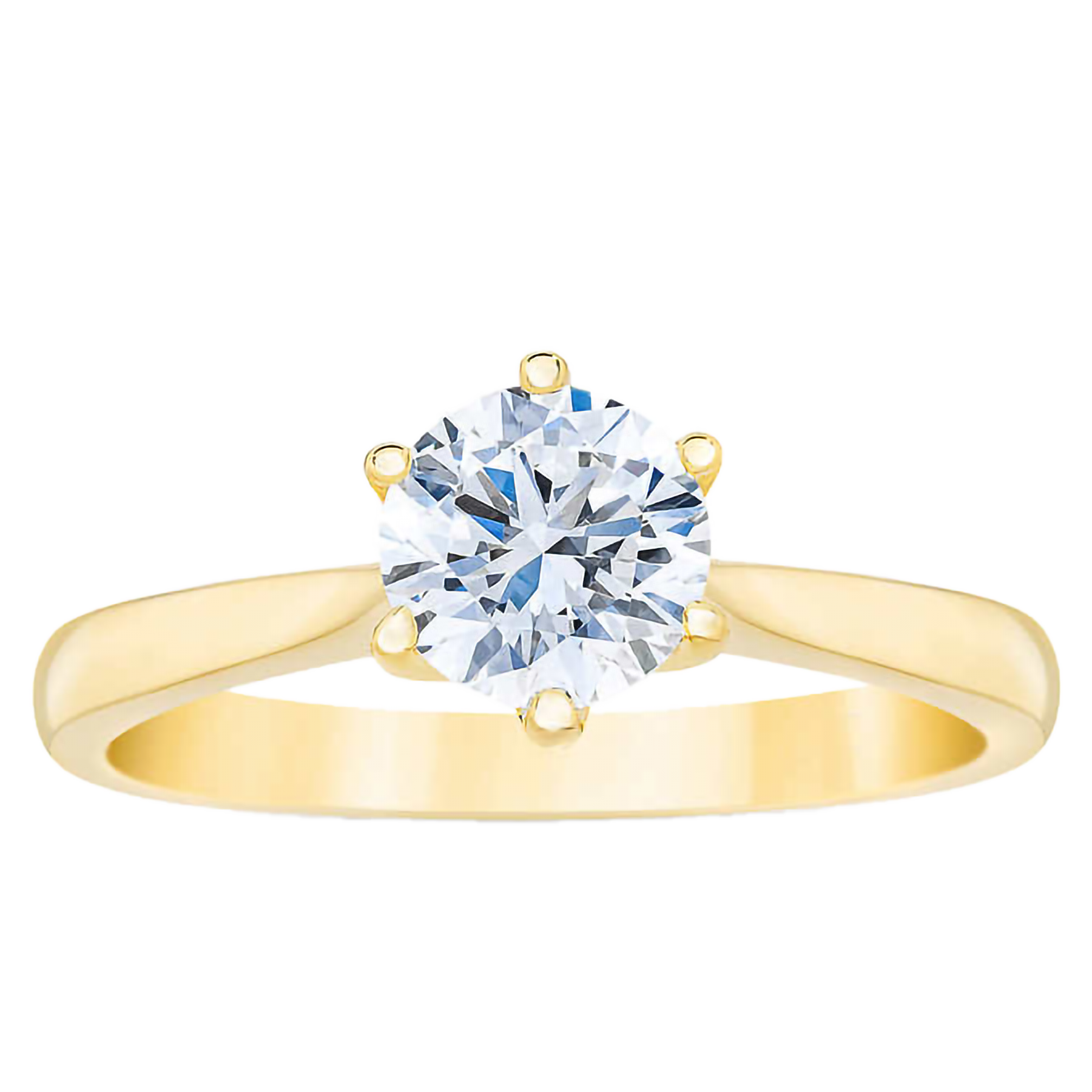 Round Brilliant 1.00 ct VS2 Clarity, I Color Diamond Solitaire Ring