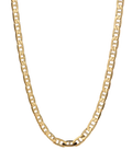 Yellow Gold Hollow Mariner Chain