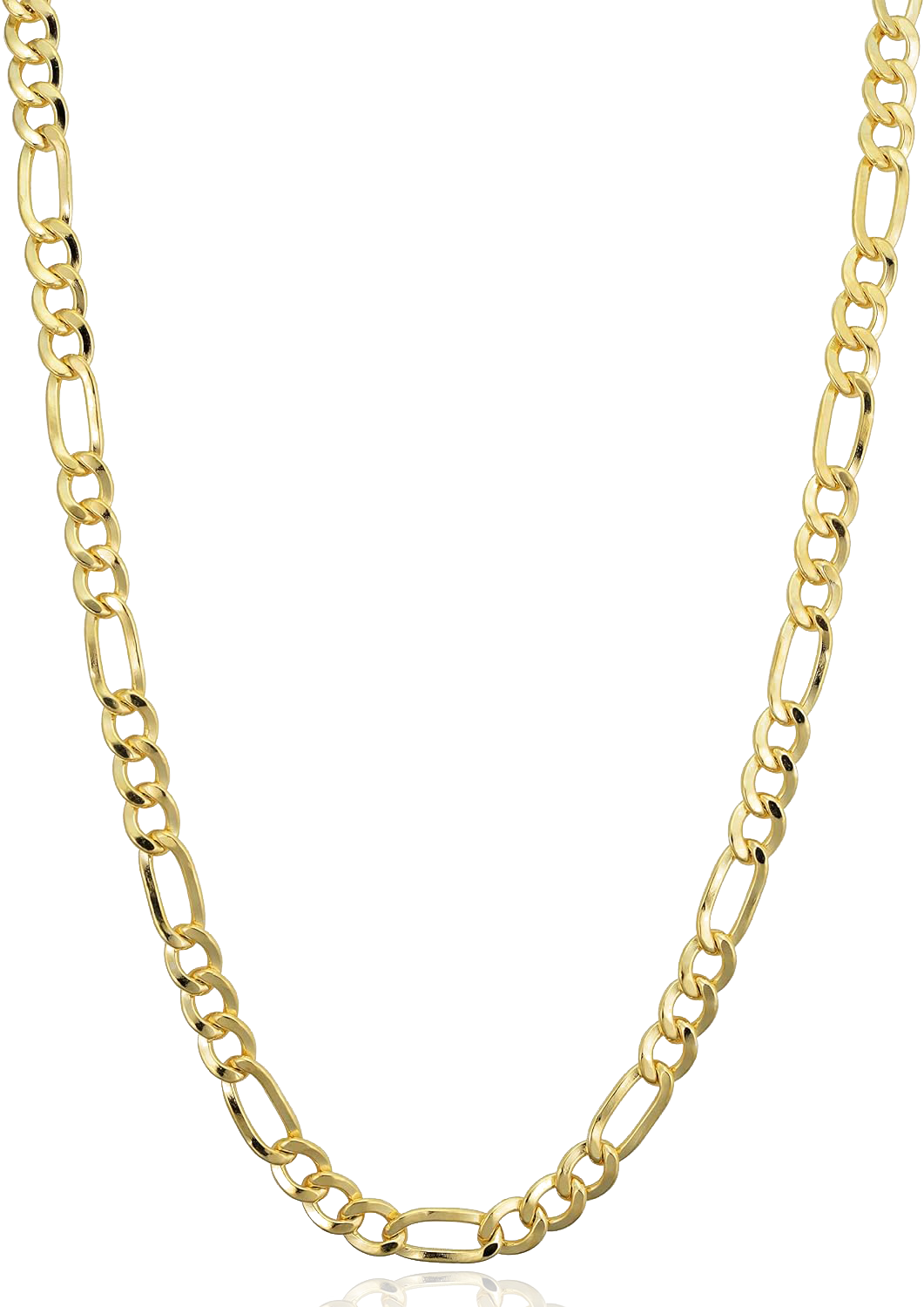 Solid Figaro Chain | Yellow Gold