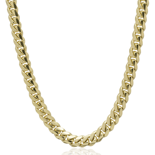 Solid Miami Cuban Chain | Yellow Gold