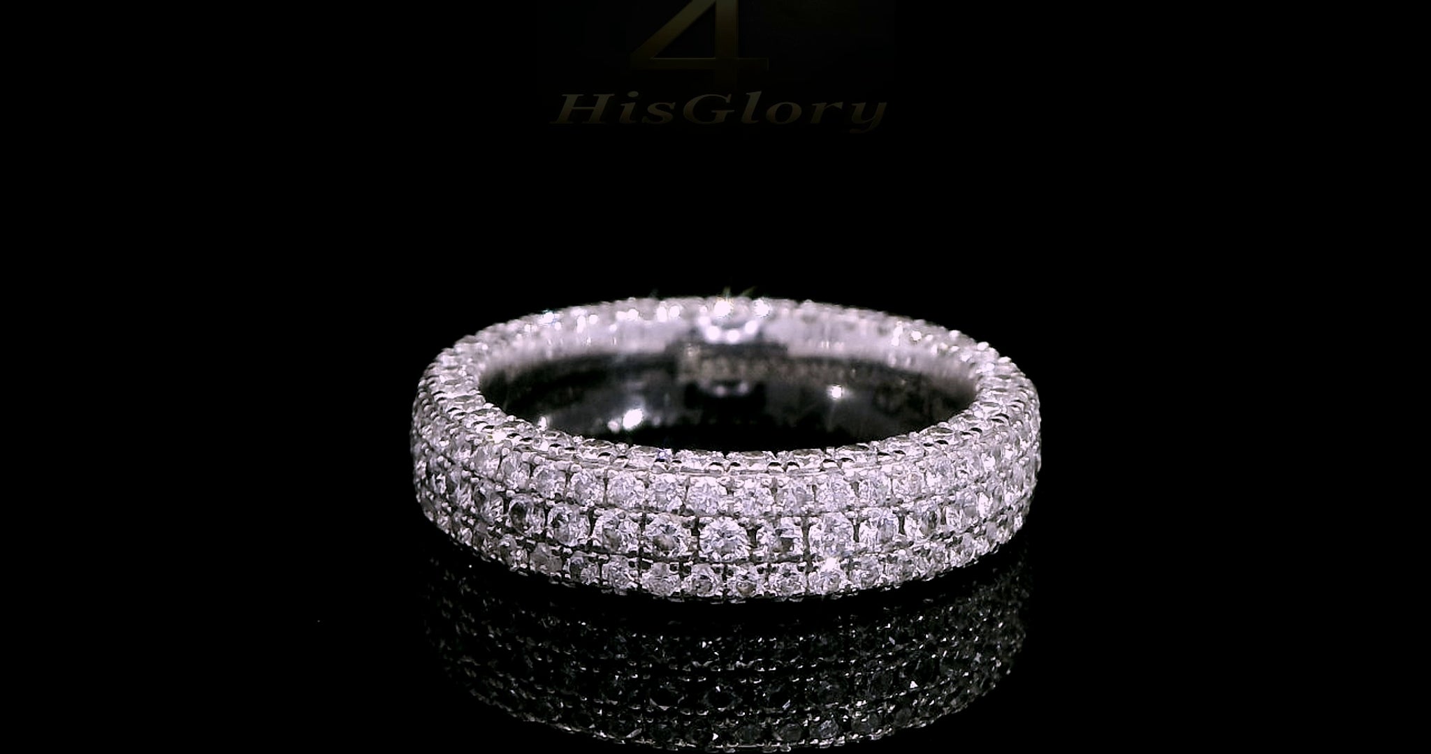 Elegant 14k White Gold Diamond Ring 2CTW - Timeless Luxury