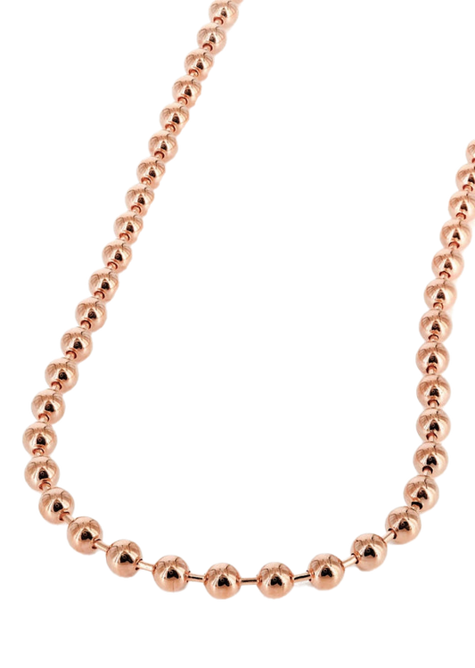 Dog Tag Chain | Rose Gold