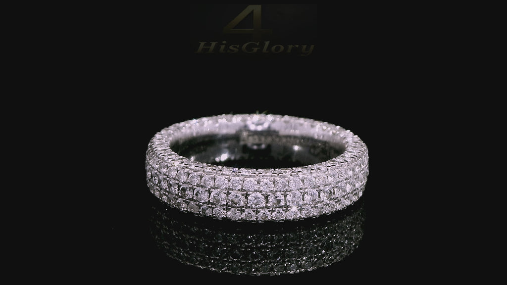 Elegant 14k White Gold Diamond Ring 2CTW - Timeless Luxury