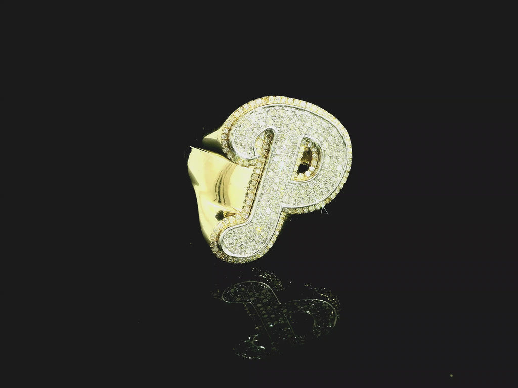 Letter P Ring
